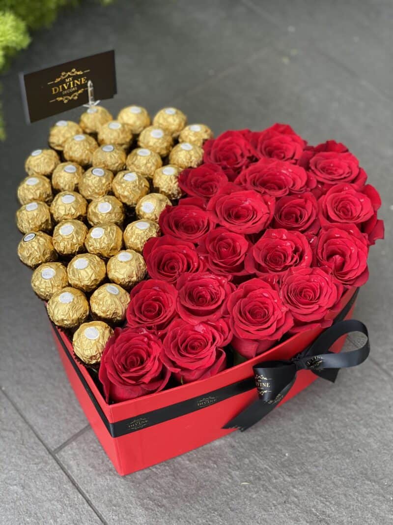 Half Roses Half Chocolates Heart - Image 7