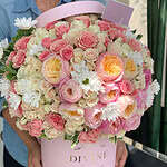 Flower Garden Hatbox