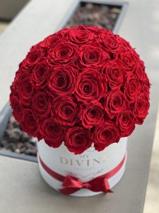 Preserved 50 Roses Round - Image 4