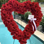 Large Red Heart Wreath