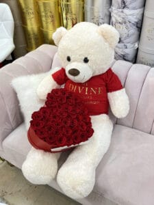 Preserved Roses Heart Box