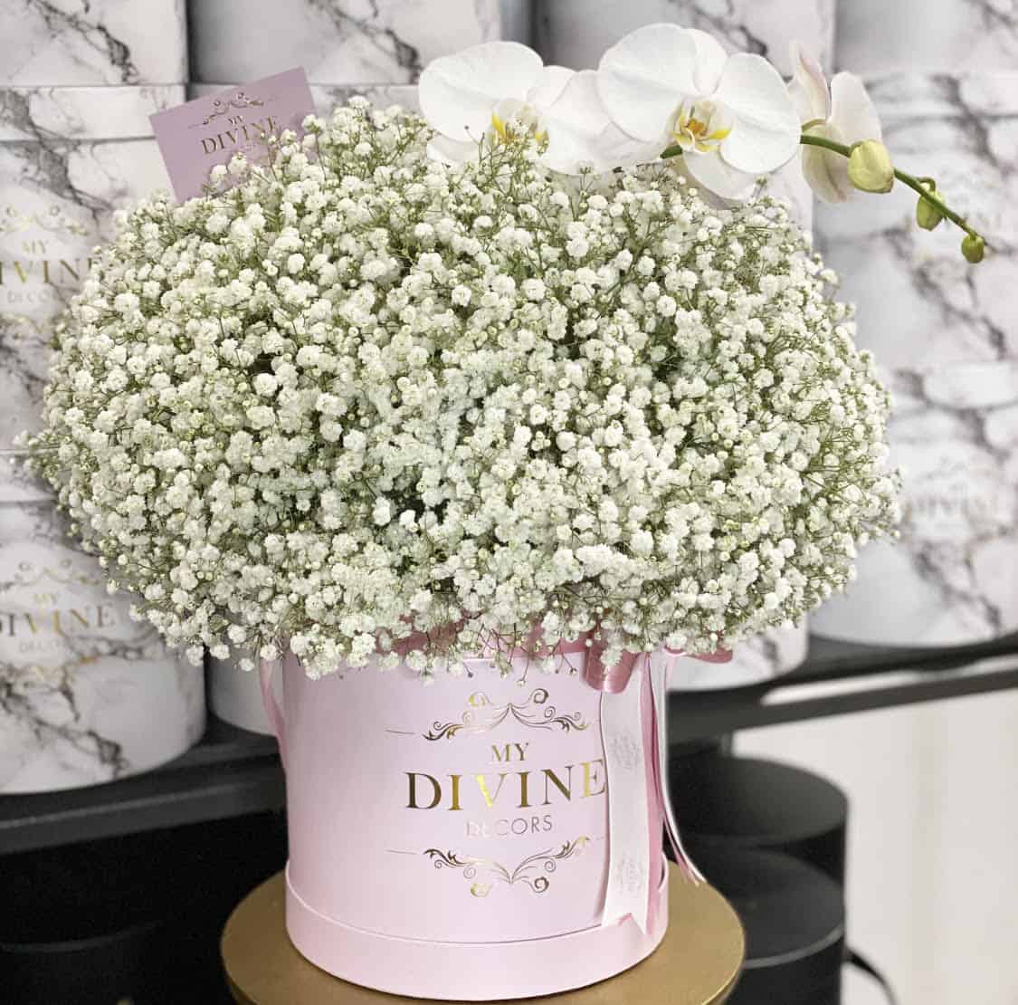 Falling For Gypsophila In White - My Divine Decors Flower Boutique