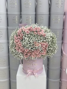 Baby's Breath With Initial