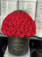 50 Rosas Preservadas en Caja Redonda - Image 2
