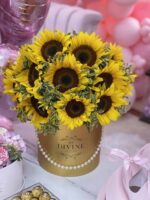 Caja Redonda de Girasoles Sunshine - Image 3