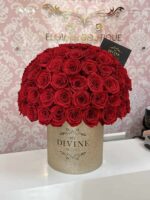 50 Rosas Preservadas en Caja Redonda - Image 5