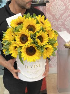 Sunshine  Sunflower HatBox - Image 5