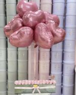 Jarrón de Cristal de Lujo con Rosas Preservadas - Image 3