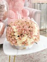 200 Rosas Premium en Florero - Image 4
