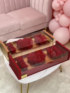 I Love You Acrylic Box Preserved Roses - Image 2
