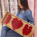 I Love You Acrylic Box Preserved Roses