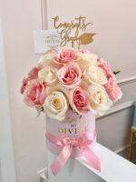 25 Rosas en Caja Signature Mediana Nueva