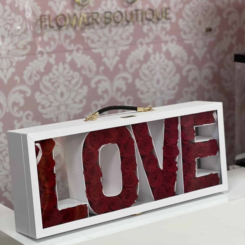 Caja Maleta Lujo Rosas Preservadas Love - Image 3