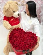 Big Heart Box with Roses - Image 2