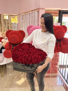 Big Heart Box with Roses - Image 6