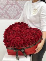 Big Heart Box with Roses - Image 3