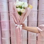 Coquette Tulip Hand Bouquet - Image 2