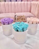 Caja de 6" con Rosas Preservadas