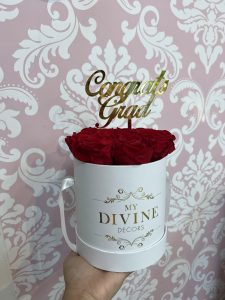 6" Box with Preserved Roses - Image 2