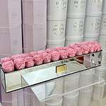 Mirror Rectangular Preserved Roses