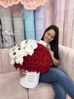 Caja Redonda Rosas & Orquídeas - Image 2