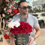 Round 50 Fresh Cut Roses with Orchids