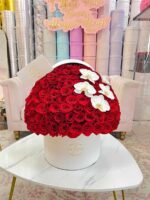 New roses & orchids Hat Box Grand Box - Image 5