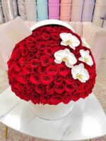 New roses & orchids Hat Box Grand Box - Image 4