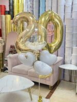 Personalized Balloon Bouquet with Numbers or Letters - Image 2