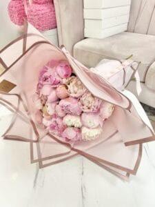 Peonies Hand Bouquet - Image 2