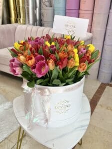Tulips in Large Box