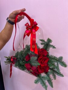 Bouquet in Transparent Divine Bag - Image 6