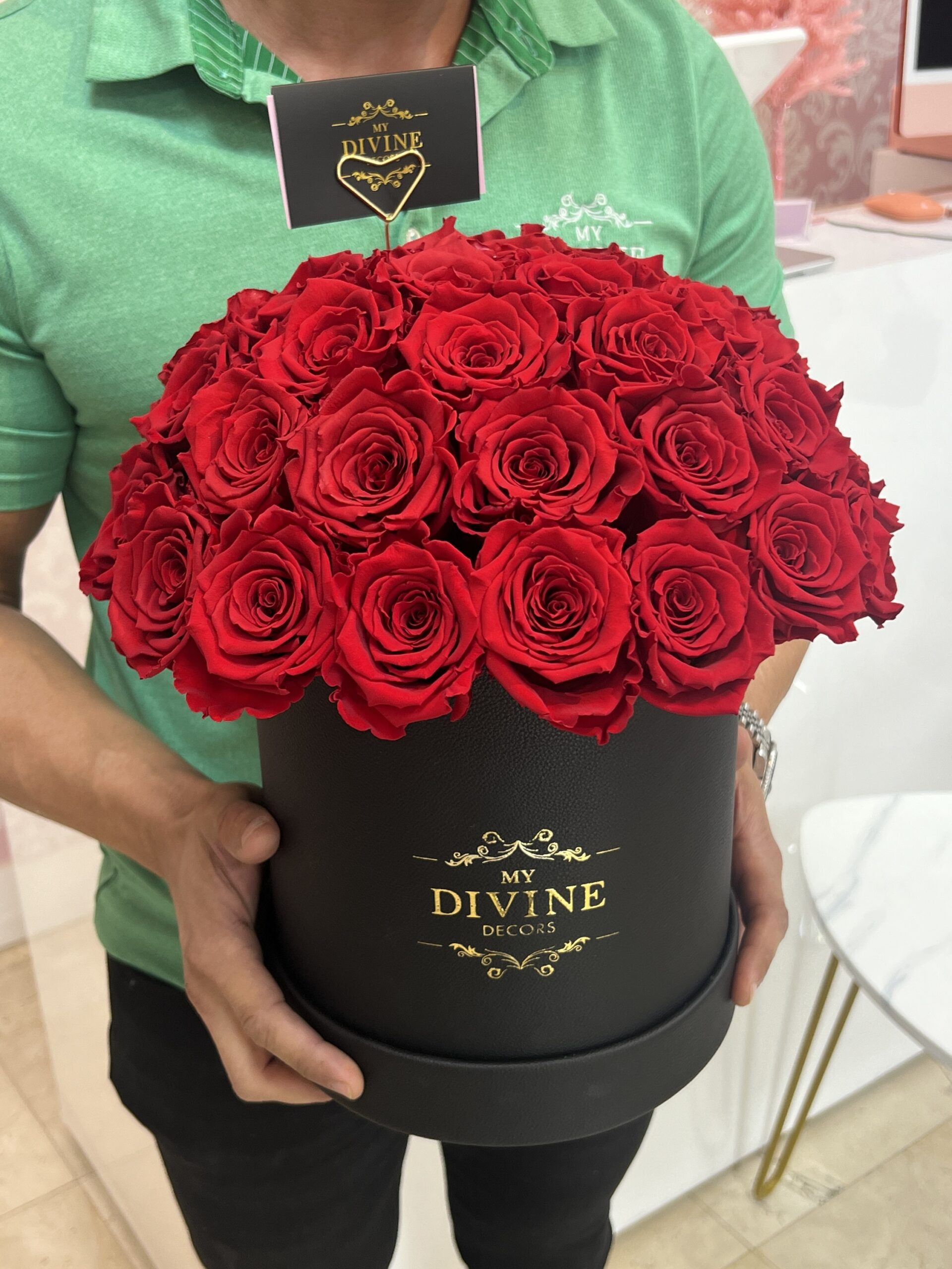 Love Box Preserved Roses Medium
