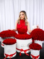 Preserved roses in Leather Box - Image 4