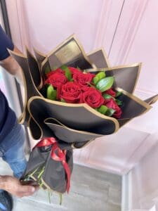 Ruscus & Roses Bouquet