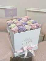 Large Squared Box Preserved Roses - Image 2