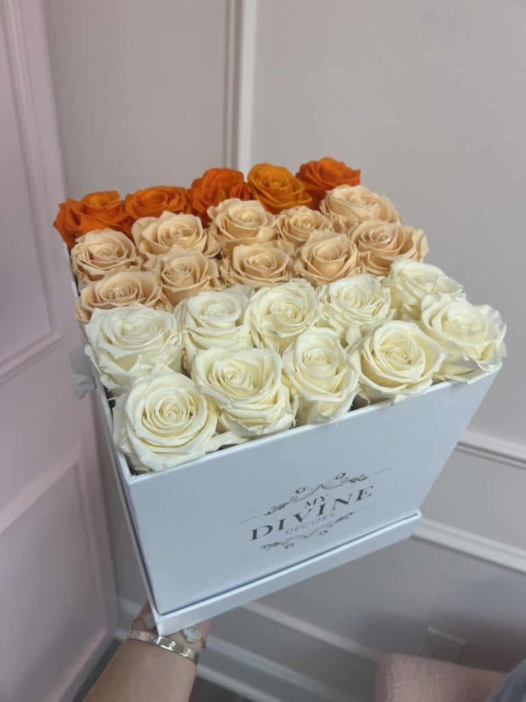 Large Squared Box Preserved Roses - Image 4
