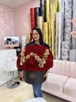 Caja Redonda de Lujo con Letra o Número - Imagen 3