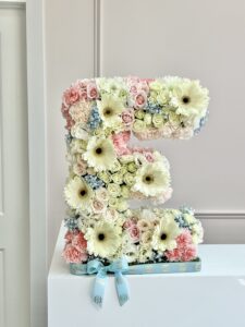 Standing Letters Fresh Flowers