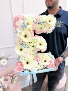 Standing Letters Fresh Flowers - Image 2