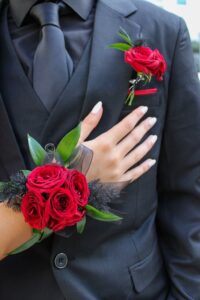 Prom Corsage & Boutonniere Set - Image 5