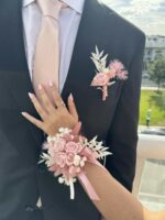 Conjunto de Corsage y Boutonnière para Prom