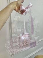 1 Large Preserved Rose in Transparent Bag