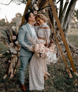 Carla Wedding bouquet Large Boho - Image 2