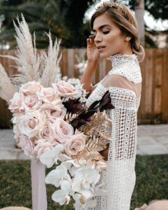Carla Wedding bouquet Large Boho