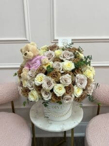 Neutral Baby Boy or Girl HatBox - Image 4
