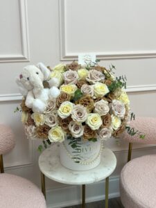 Neutral Baby Boy or Girl HatBox - Image 3