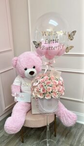 Baby breath Roses & Balloon - Image 2