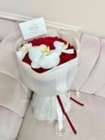 Bella Bouquet of Roses and Orchids Buchon - Image 2