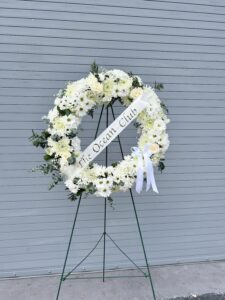 Sympathy Round Wreath - Image 2